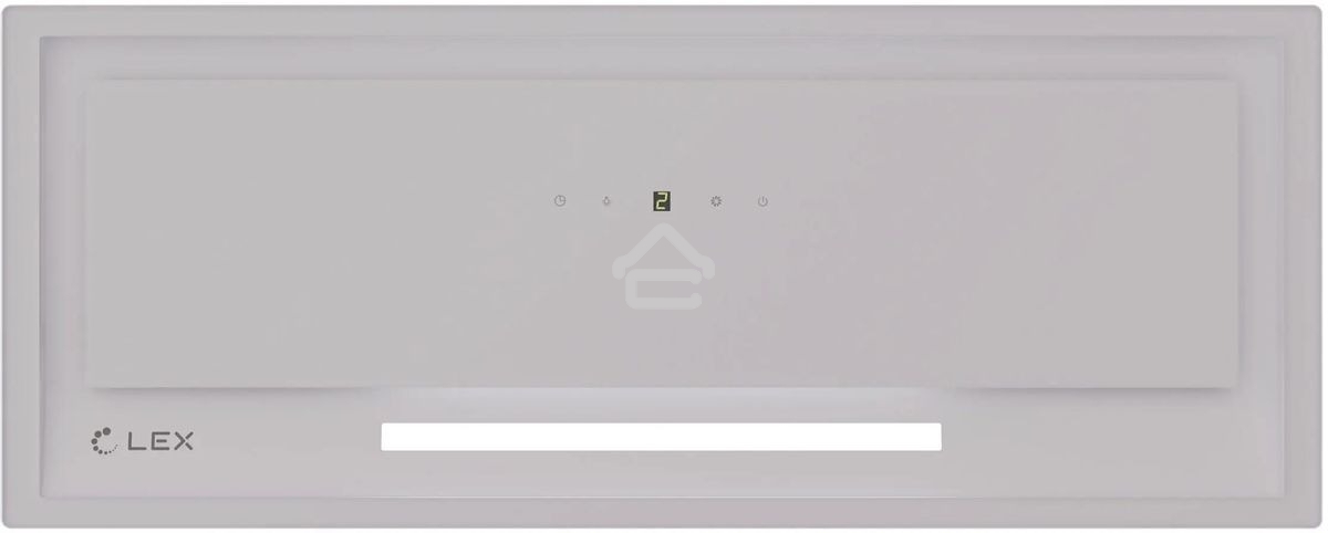 Вытяжка встраиваемая Lex Hyper 600 GS WH Inverter белый управление: сенсорное (1 мотор)