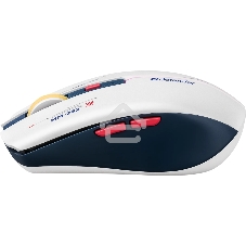 Мышь беспроводная Defender Dila MM-282 белый/синий, 1800 dpi, радиоканал, USB, кнопки - 6