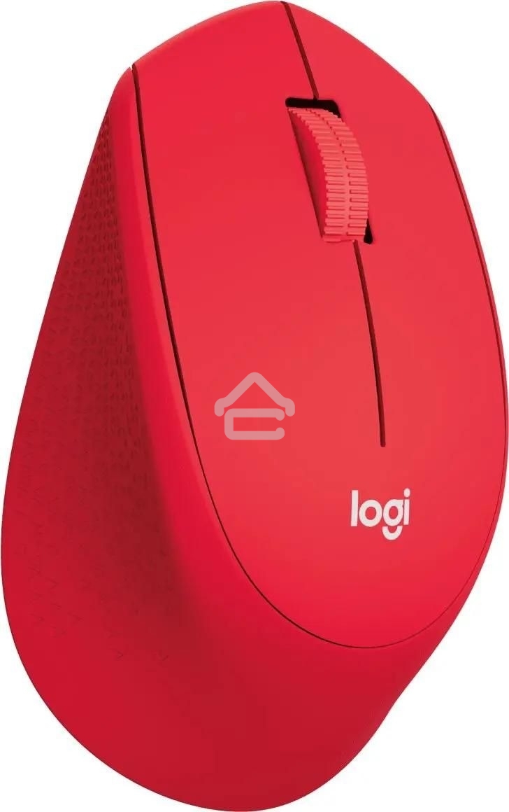 Мышь беспроводная Logitech M280 красный, 1000 dpi, радиоканал, USB, кнопки - 3