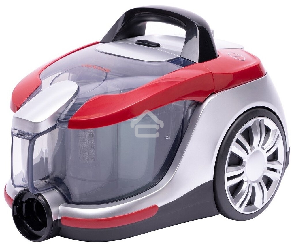 Пылесос Sharp ECNB16RR красный, 320/1600 Вт, уборка сухая, пылесборник контейнер 1 л