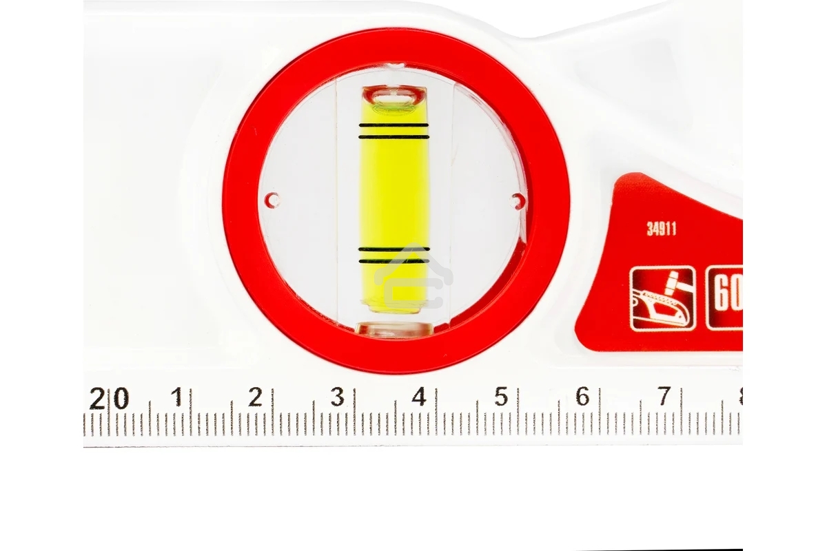 Уровень алюминиевый Matrix литой, фрезерованный, 3 глазка, две ударные площадки, 600 мм