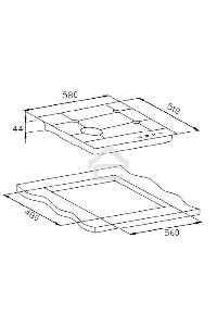 Газовая варочная поверхность Weissgauff HGG 641 WV NANO GLASS