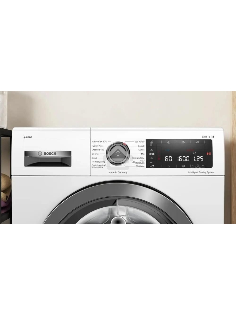 Стиральная машина Bosch WAX02KLOSN белая, загрузка фронтальная 10кг, 1600 об/мин., класс: A