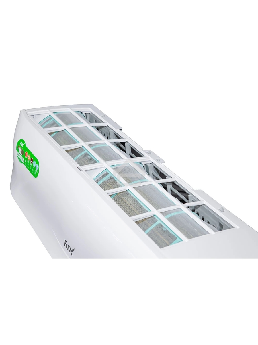 Кондиционер сплит-система настенного типа RIX LITE I/O-W18MB 18000 BTU, 50 м², 24/39 дБ, охлаждение, обогрев, осушение, белый