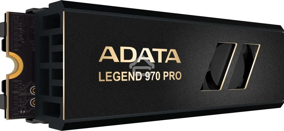 Накопитель SSD ADATA Legend 970 Pro, 1000 Гб, M.2 2280, PCIe 5.0 x4, NVMe 2.0, 3D TLC, R/W 13000/5800 МБ/сек, радиатор с вентилятором