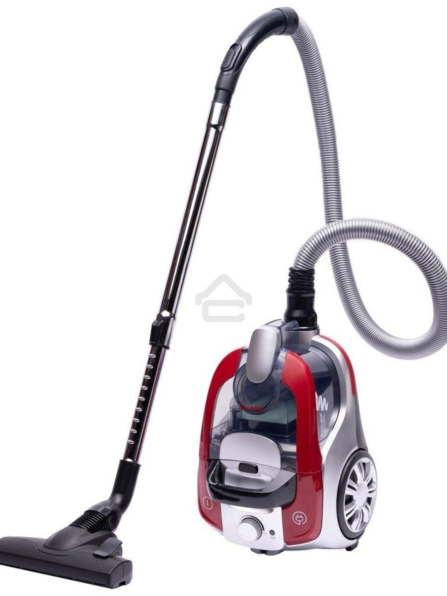 Пылесос Sharp ECNB16RR красный, 320/1600 Вт, уборка сухая, пылесборник контейнер 1 л