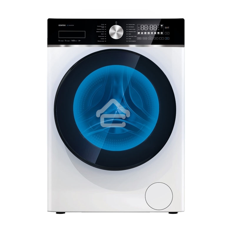Стирально-сушильная машина Centek CT-1955 белый, загрузка фронтальная 8 кг, 1400 об/мин., класс: А+++