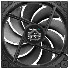 Вентилятор для корпуса DEEPCOOL FD14 черный, 140 мм, 1650 об/мин, 25.6 дБ, 4 pin