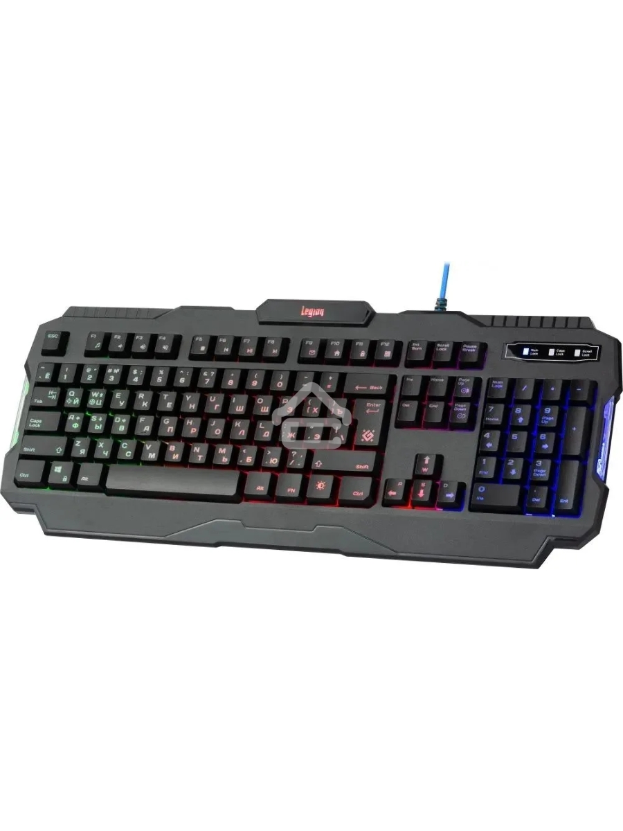 Клавиатура Defender Legion GK-010DL RUпроводная, USB, чёрный