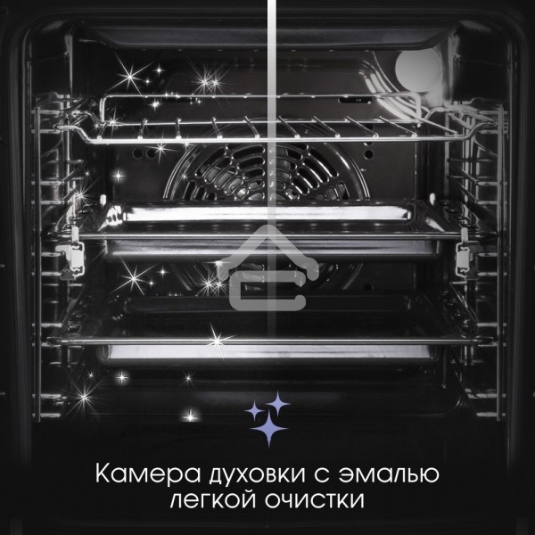 Духовой шкаф электрический встраиваемый Zigmund & Shtain E 145 S нержавеющая сталь