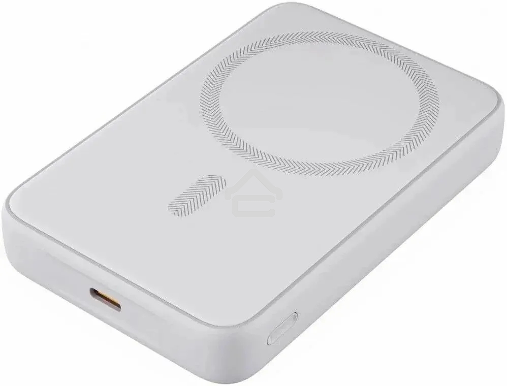 Портативный аккумулятор Aukey Magnetic 10000 Qi белый