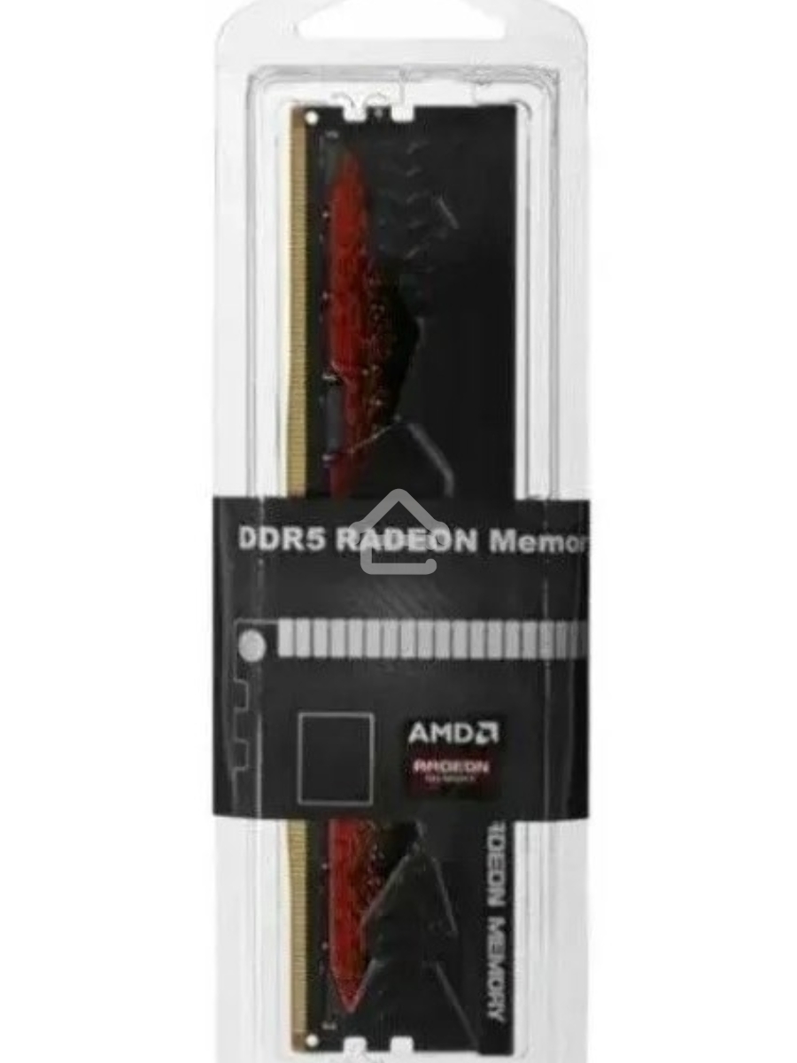 Оперативная память AMD Radeon R5, DDR5, 8GB (1x8GB), 5200MHz, CL40, DIMM, с радиатором, красный/черный