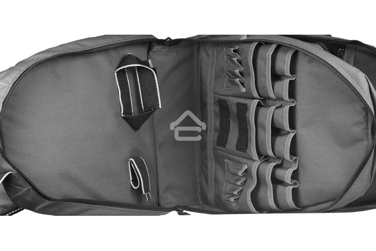 Рюкзак KRAFTOOL 38745 industrie для инструмента 2внутренних отд. 49карманов 430х360х230мм