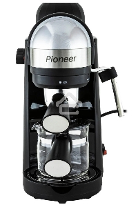 Кофеварка рожковая Pioneer CM106P черный, исп. кофе - молотый, 0.24 л, 800 Вт, 3.5 Бар.