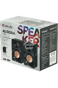 Колонки Defender AURORA S12 2.0, Актив.колонки 2x6 W (RMS),100 Гц - 20 кГц