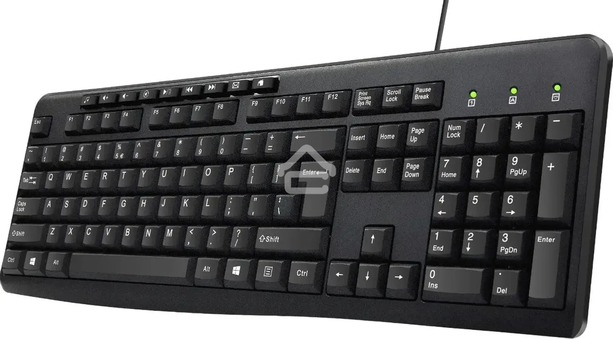 Клавиатура проводная Oklick 305M (1659987), USB, черный