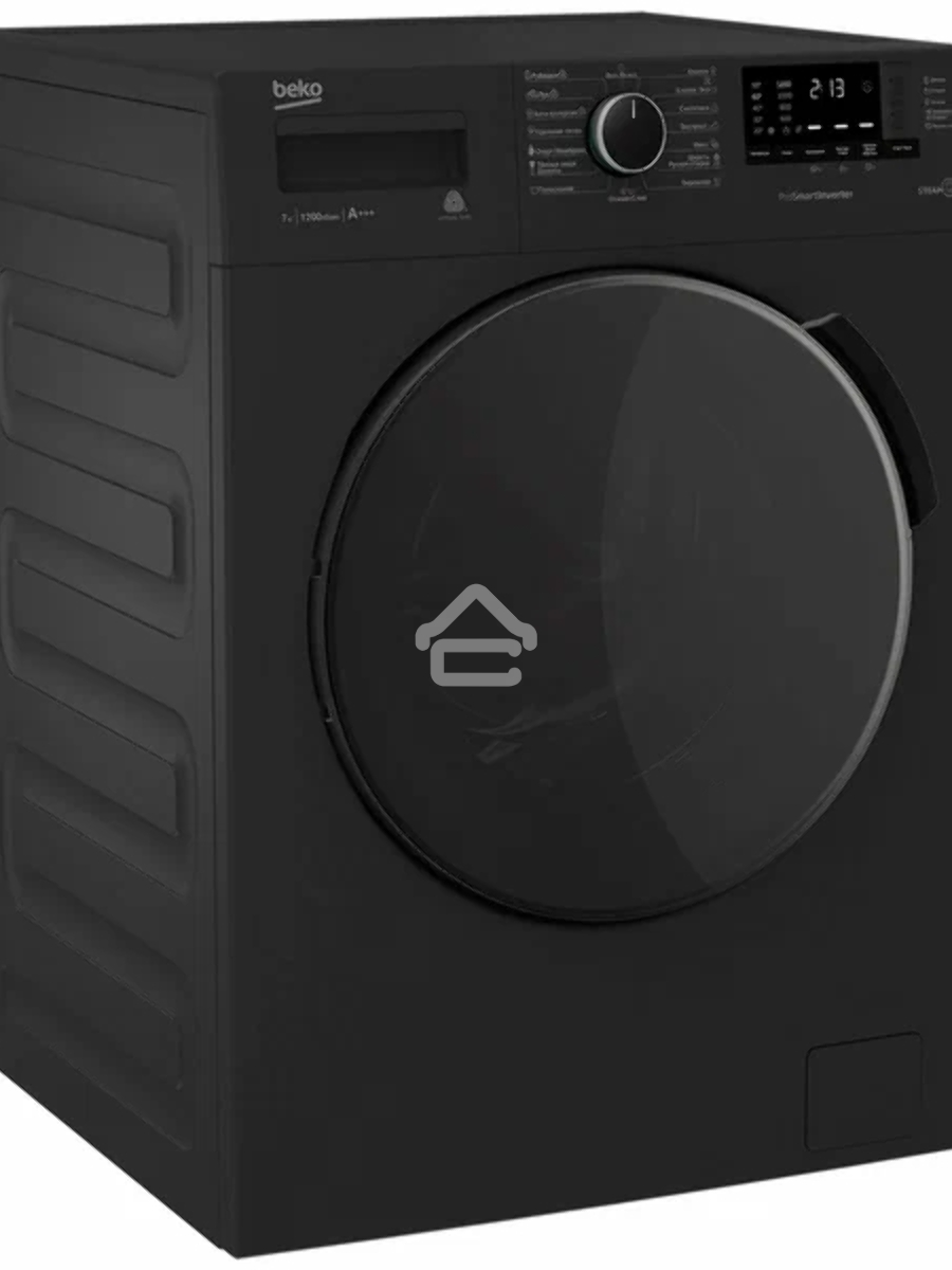 Стиральная машина Beko WSPE7612A антрацит, загрузка фронтальная 7 кг, 1200 об/мин., класс: А