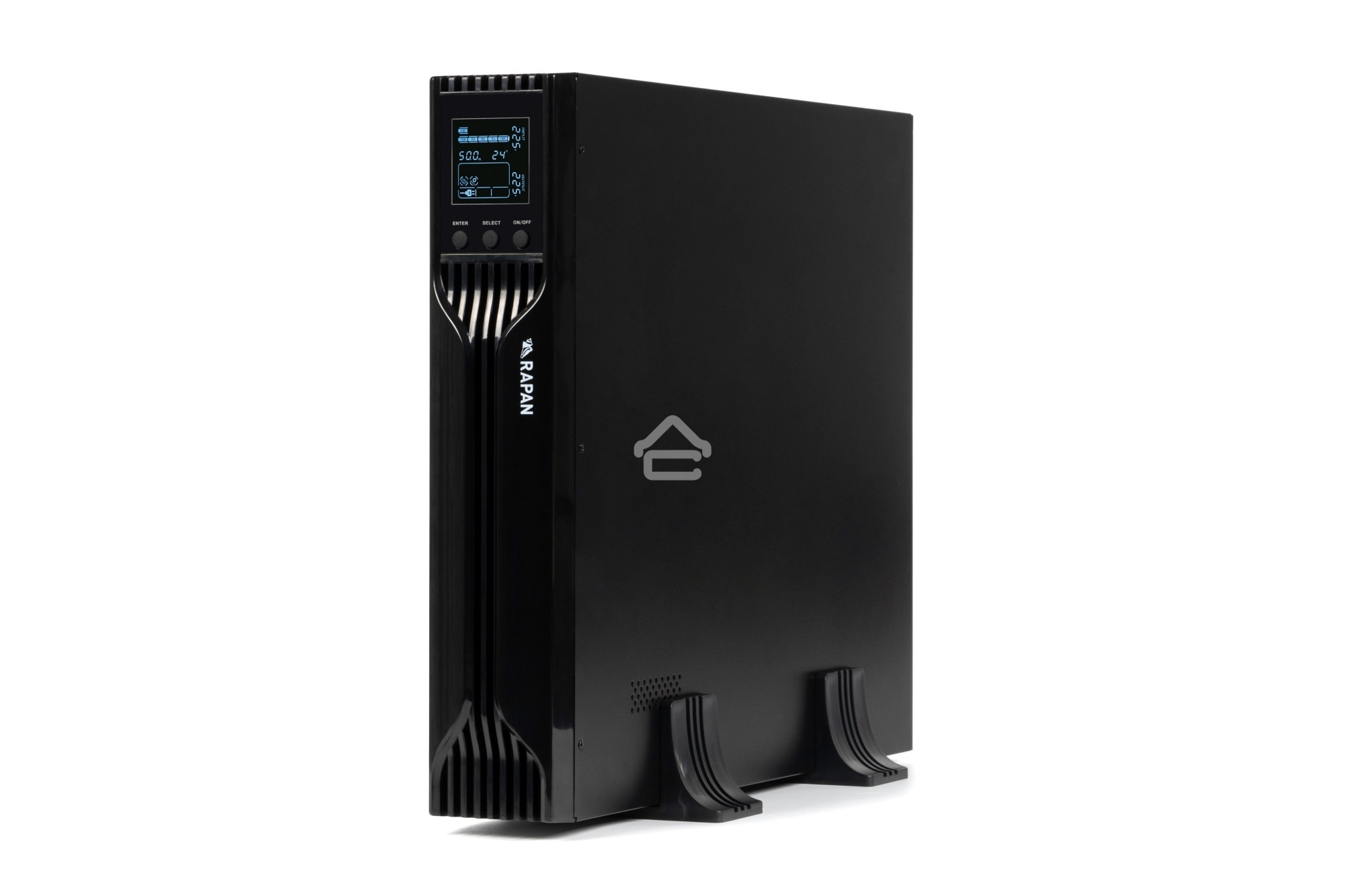 Источник бесперебойного питания ИБП Бастион RAPAN-UPS 3000 RACK+4x9Ah (2100 Вт, Line-interactive, встроенные АКБ 6 шт.x 9Ah) 8960