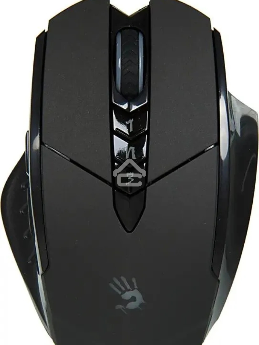 Мышь проводная A4Tech Bloody V7 черный, 3200 dpi, USB Type-A, кнопки - 8
