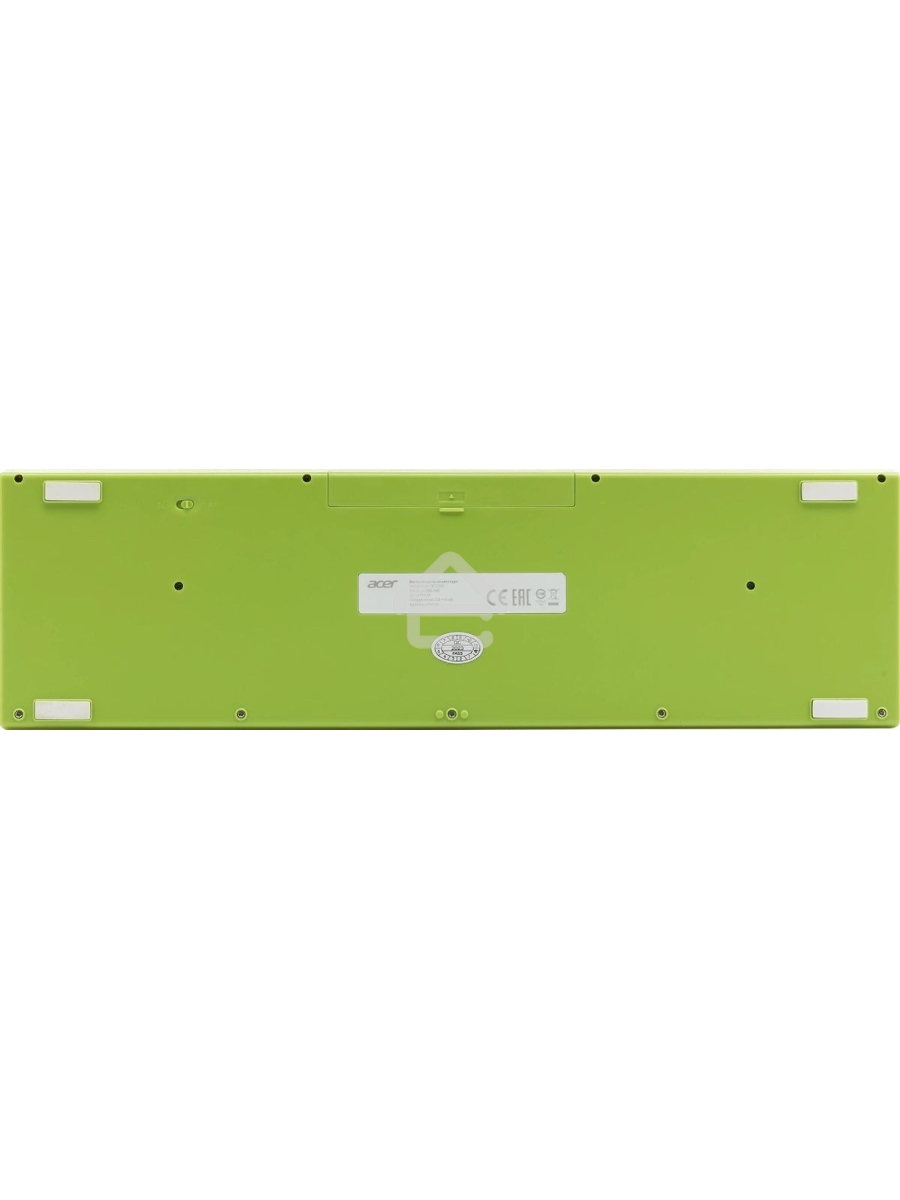 Клавиатура + мышь Acer OCC205 беспроводной USB, 1200 dpi, зеленый/желтый