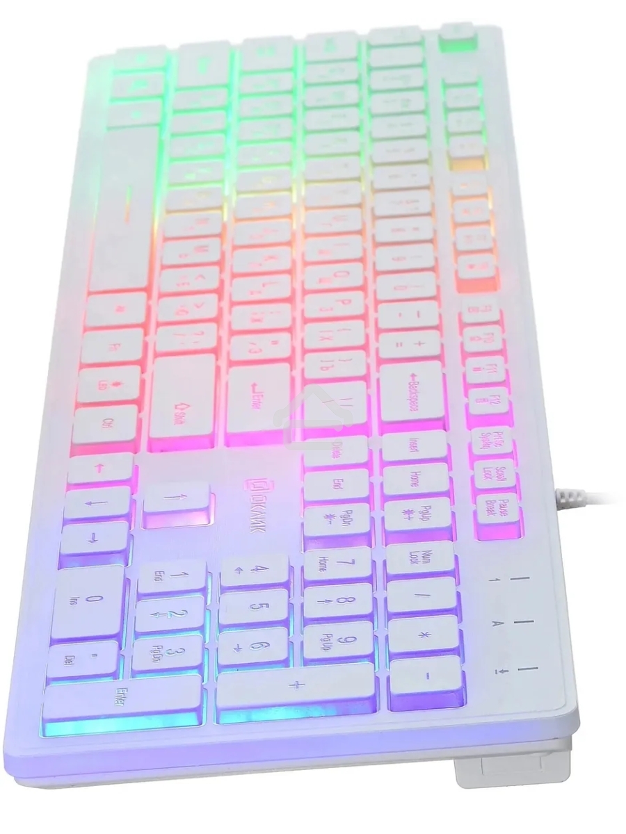 Клавиатура Oklick 550ML [1061618] проводная, USB, белый