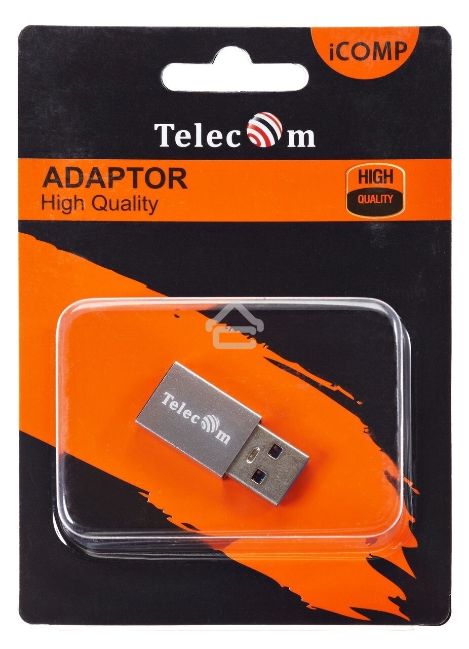 Переходник OTG USB 3.1 Type-C/F --> USB 3.0 A/M Telecom TA432M