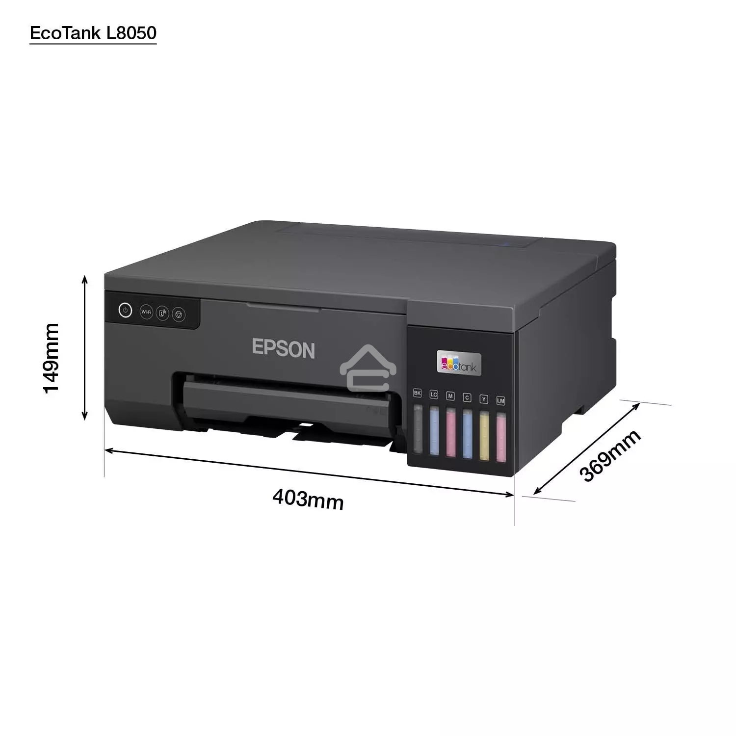 Принтер струйный Epson L8050 (C11CK37405/C11CK37402/C11CK37504/C11CK37507/C11CK37506), A4, цветное, печ. до 8 стр/мин., 1440 x 5760 dpi, USB, Wi-Fi