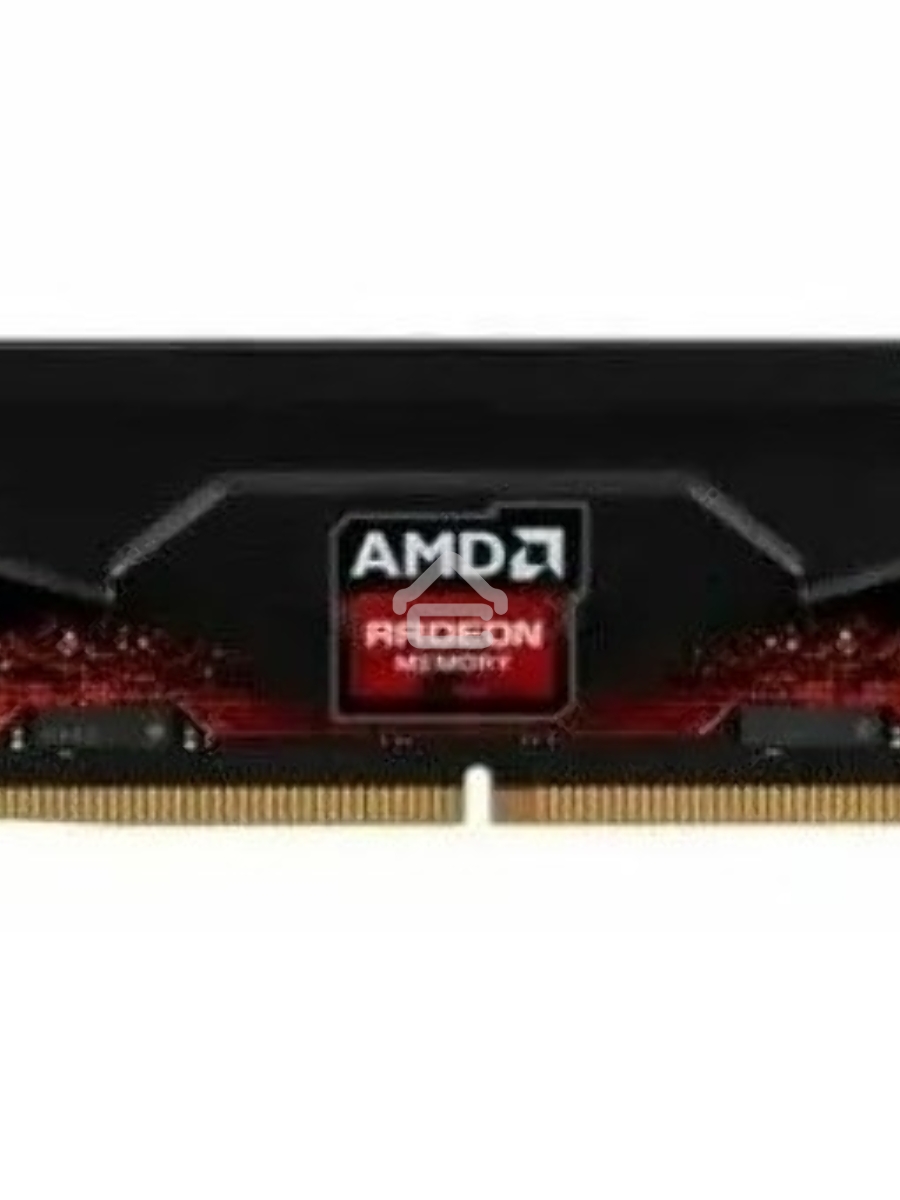 Оперативная память AMD Radeon R5, DDR5, 8GB (1x8GB), 5200MHz, CL40, DIMM, с радиатором, красный/черный