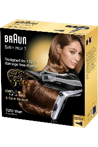 Фен Braun BRHD710E 2200Вт черный