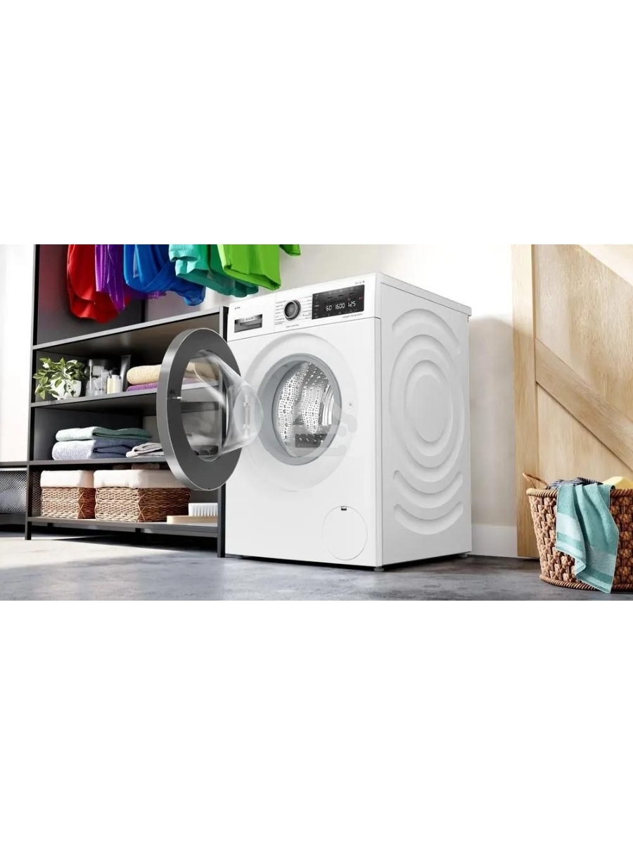 Стиральная машина Bosch WAX02KLOSN белая, загрузка фронтальная 10кг, 1600 об/мин., класс: A