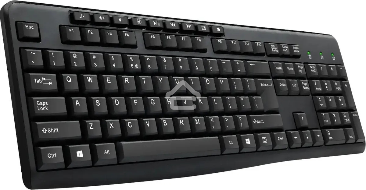 Клавиатура проводная Oklick 305M (1659987), USB, черный