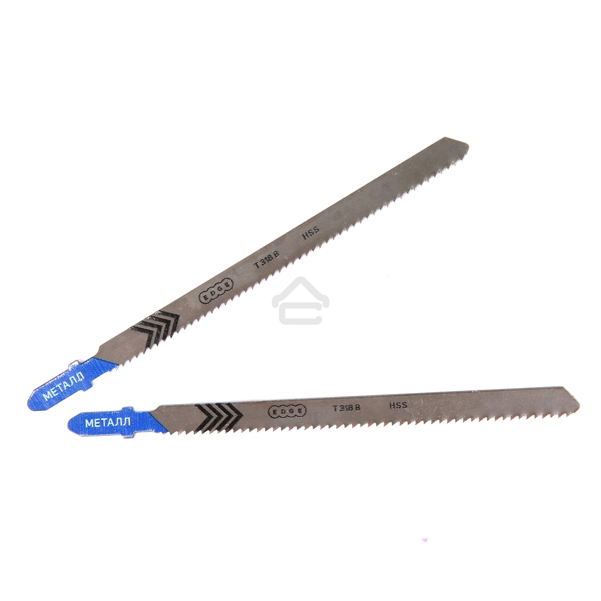Пилка для лобзика EDGE by PATRIOT T318B по металлу, 2шт в блистере