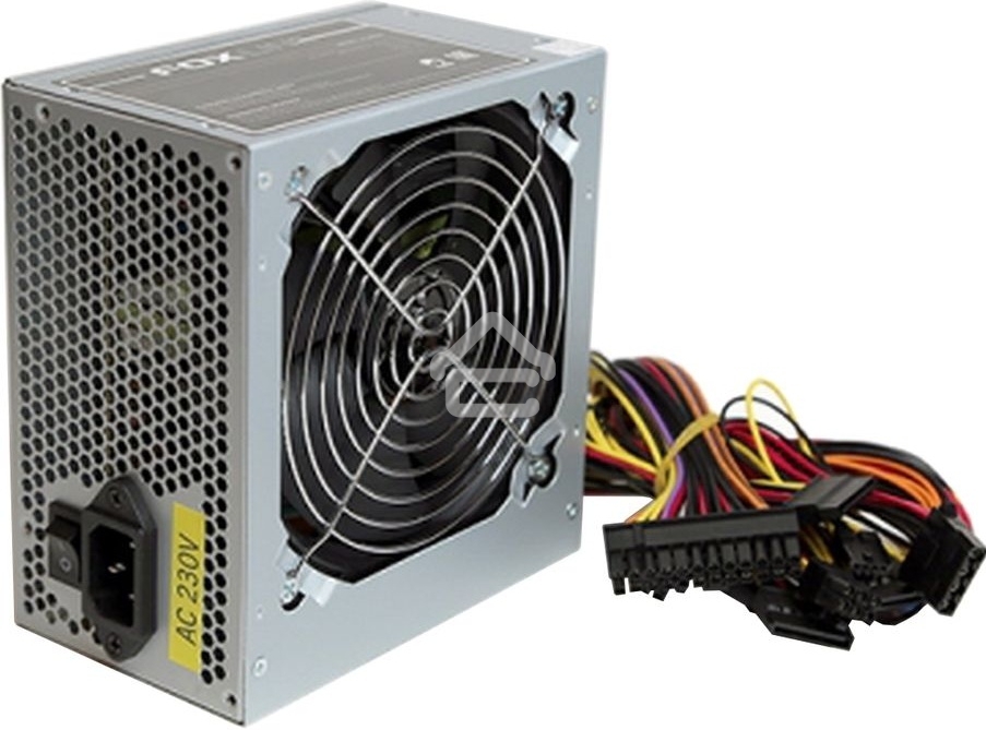 Блок питания Foxline FL550S 550W ATX PSU, 120FAN, 24 pin, 4 + 4 Pin (12V), 5*SATA, 2*4 pin molex, 1*FDD, 1*PCI-e(6 + 2 pin)