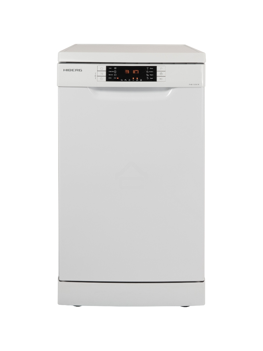 Посудомоечная машина HIBERG F48 1030 W, белый, 44.8 см, 10 компл., 49 дБ, класс A++