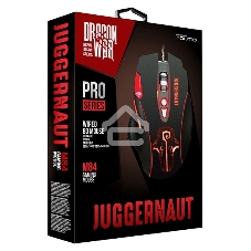 Мышь проводная Qumo PRO Series Juggernaut M84 черный, 6400 dpi, USB, кнопки - 8