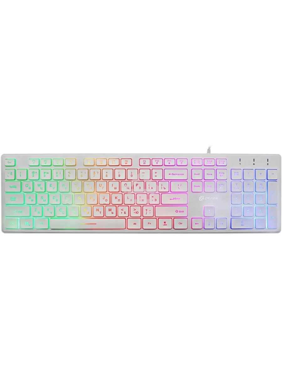 Клавиатура Oklick 550ML [1061618] проводная, USB, белый