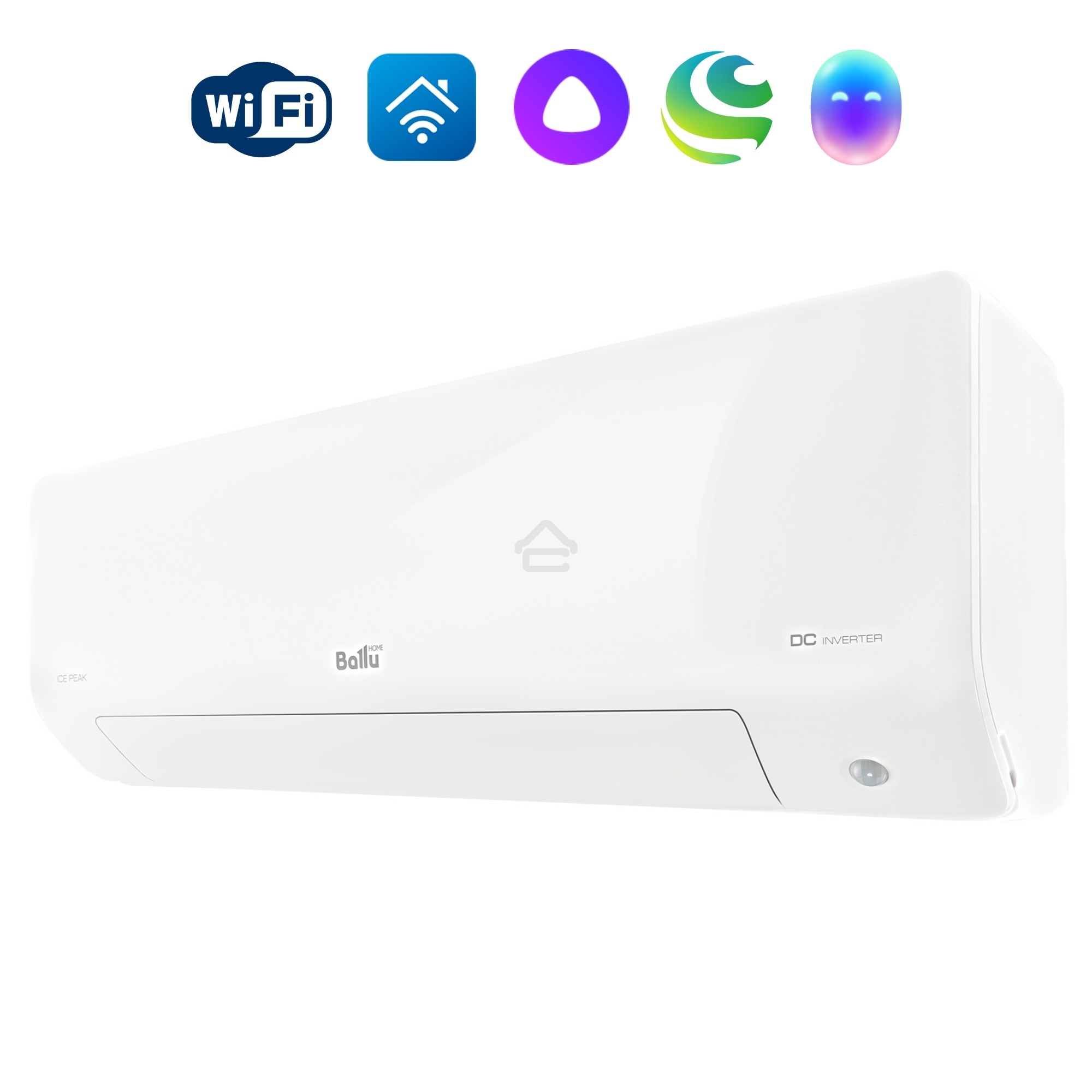 Внутренний блок сплит-системы Ballu Ice Peak DC BSPKI/in-24HN8_V4 инвертор, 24000 BTU, 73 м², 23 дБ, охлаждение, обогрев, осушение, белый