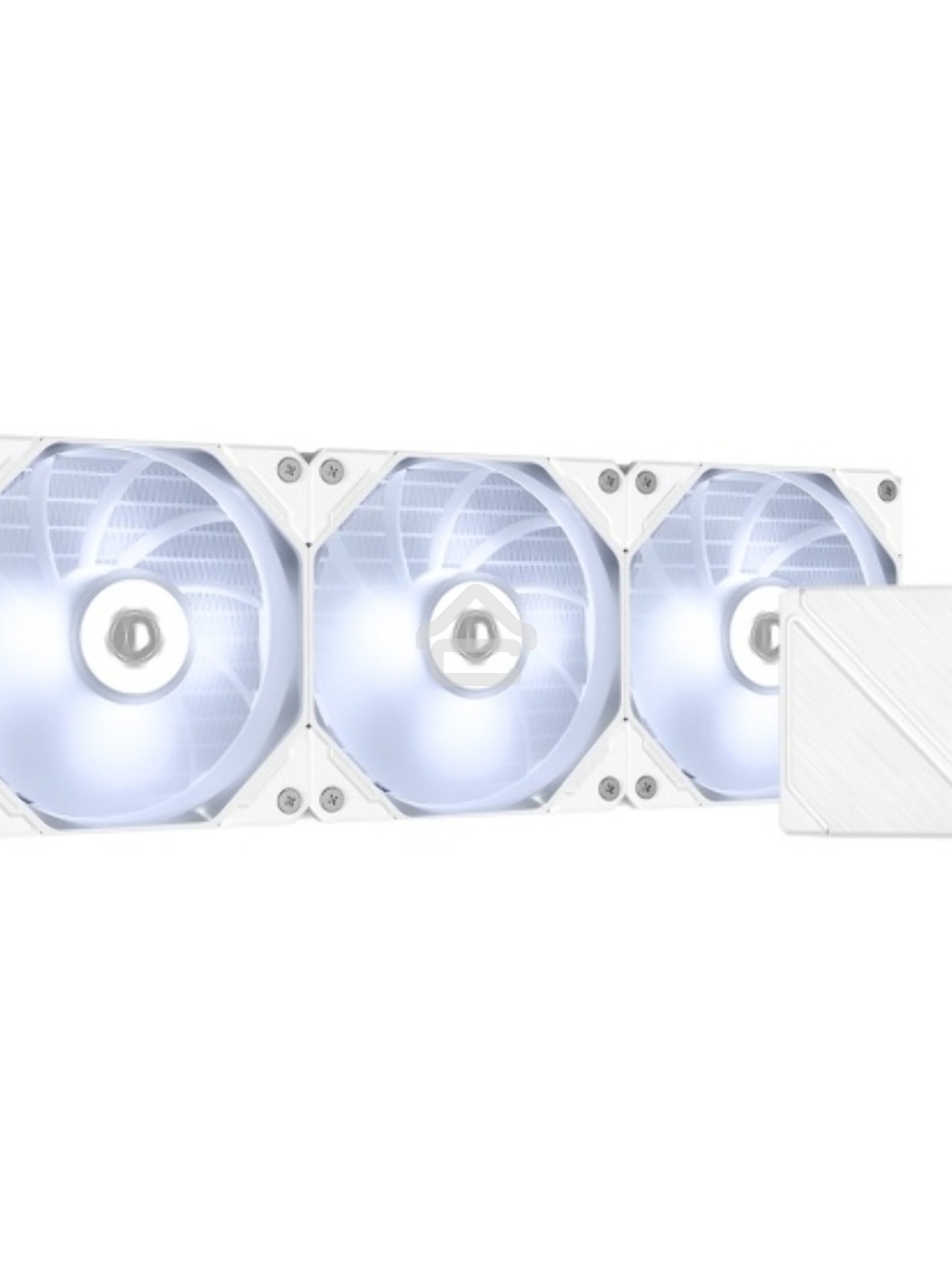 СВО для процессора ID-COOLING DASHFLOW 360 BASIC WHITE белый 120мм алюминий+медь 1800rpm 35.2db 4-pin 350W