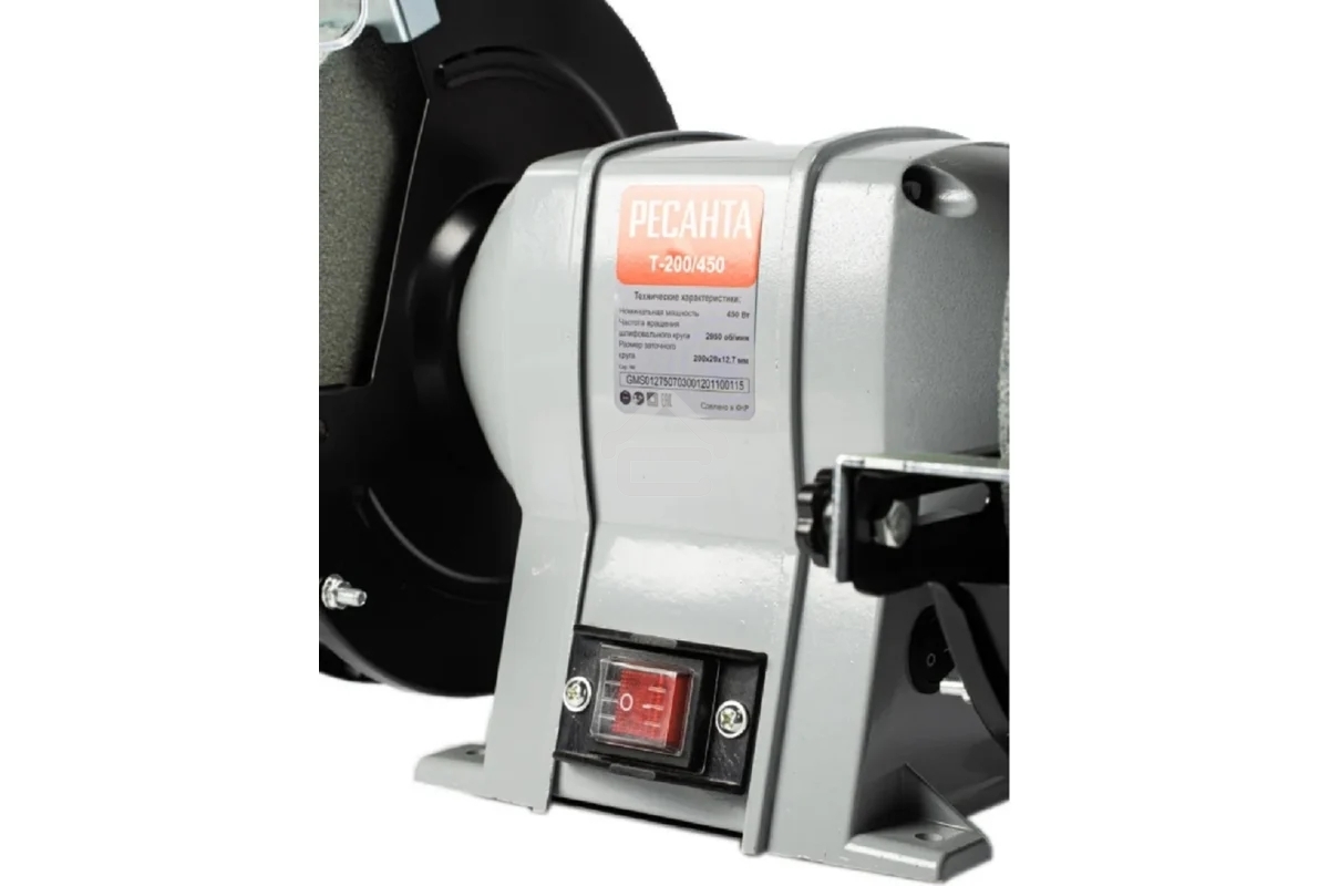 Электроточило Ресанта Т-200/450 450Вт 2950об/мин d=200мм t=20мм