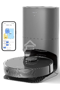 Робот-пылесос Dreame RLS6AD D10S Plus черный, 46 Вт, 5200 мАч Li-Ion, уборка сухая/влажная, пылесборник контейнер 0.4 л