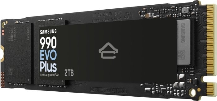 Накопитель SSD Samsung 990 EVO Plus, 2Tb, M.2 2280, PCIe 4.0 x4, NVMe, R/W 7250/6300