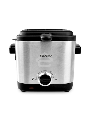 Фритюрница Blackton Bt DF1110, 900Вт, 1.5л стальной/черный