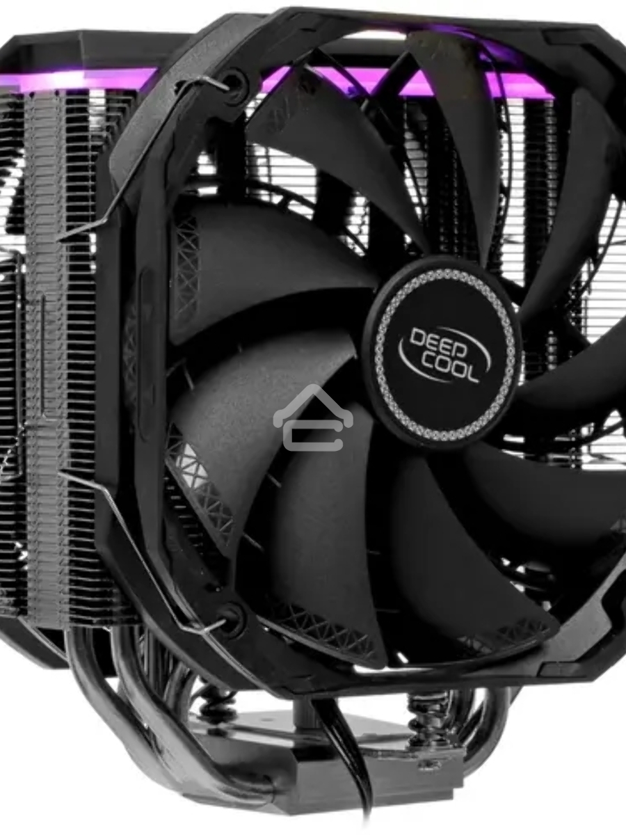 Кулер для процессора DEEPCOOL AS500 PLUS черный, 140 мм, алюминий/медь, 1200 об/мин, 29.2 дБ, 4 pin, 220 Вт, 164 мм