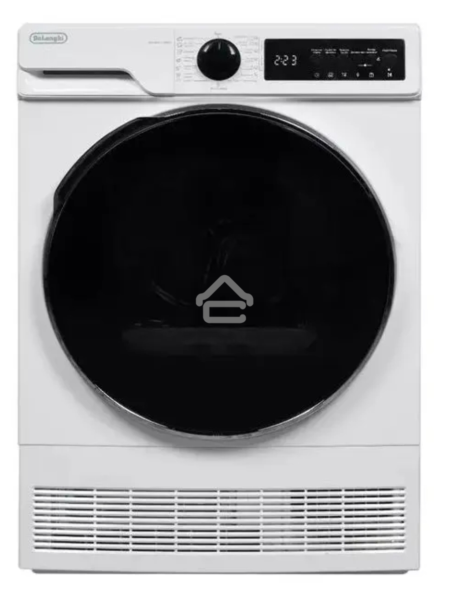 Сушильная машина DeLonghi DTD 8105 C FABIO белый, 8 кг, сушка - конденсационная, программ - 15, 59.6 x 84.5 x 56.3 см