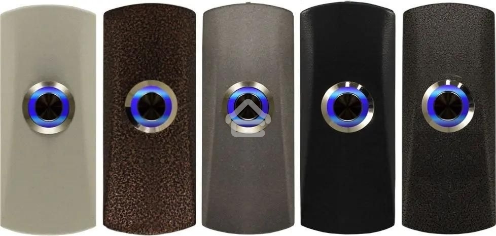 Кнопка выхода Tantos TS-CLICK (00-00201419) серебристый подсветка