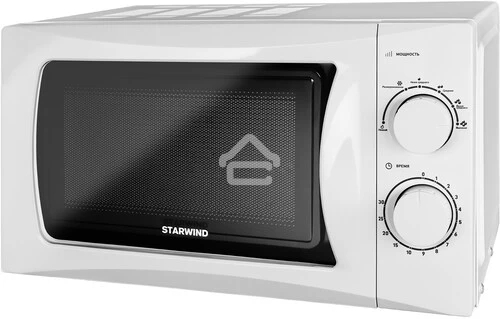 Микроволновая печь Starwind SMW3720 белый, 20 л, 700 Вт, переключатели - поворотный механизм