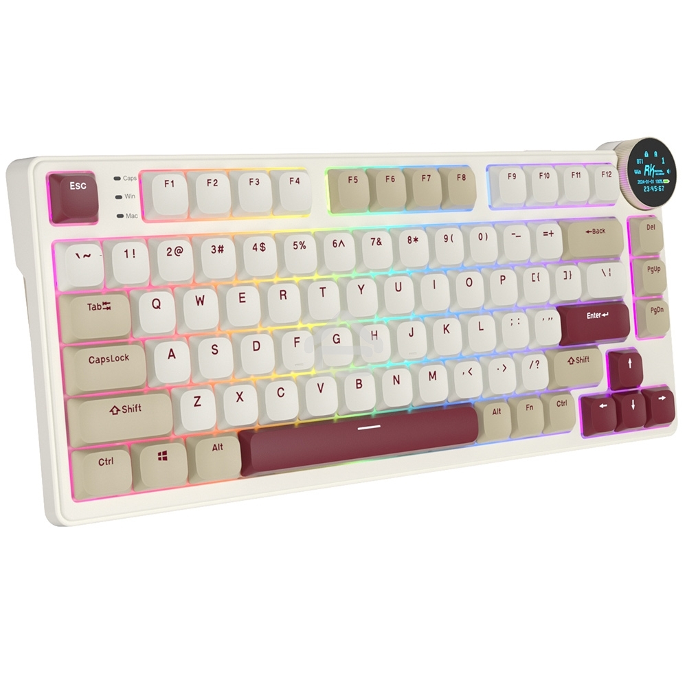 Клавиатура Royal Kludge RK N80 Red switch/Rosy Clouds