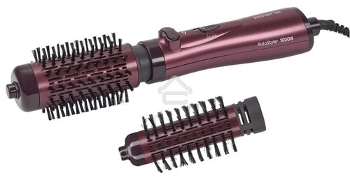 Фен-щетка Polaris PHS 1020RK лиловый 1000Вт. Кол-во режимов 3. Конструкция вращение шнура.2 насадки-щетки: 50, 35 мм. В комплекте щетка. Покрытие керамическое.Автоматическое вращение насадок.