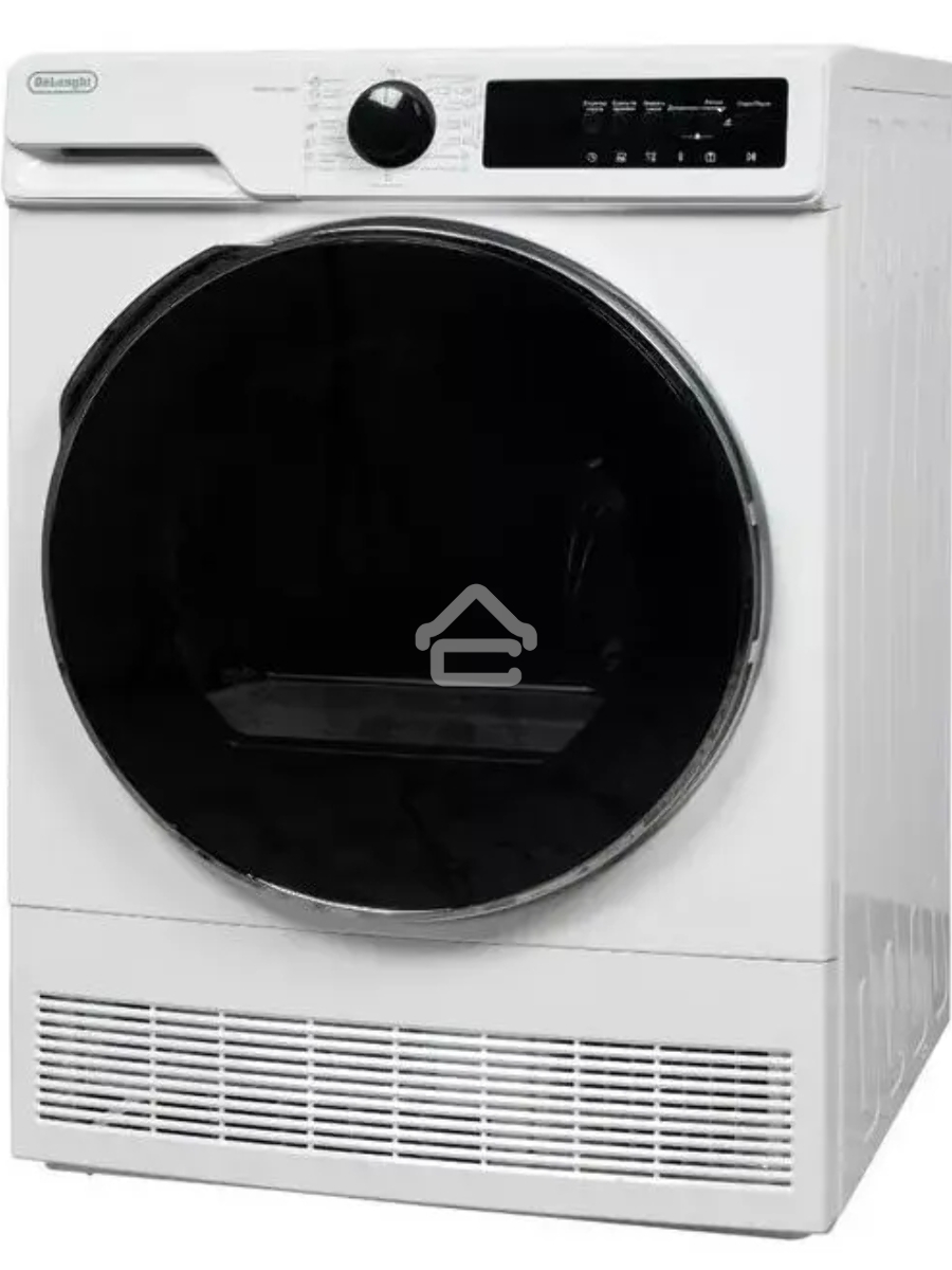 Сушильная машина DeLonghi DTD 8105 C FABIO белый, 8 кг, сушка - конденсационная, программ - 15, 59.6 x 84.5 x 56.3 см