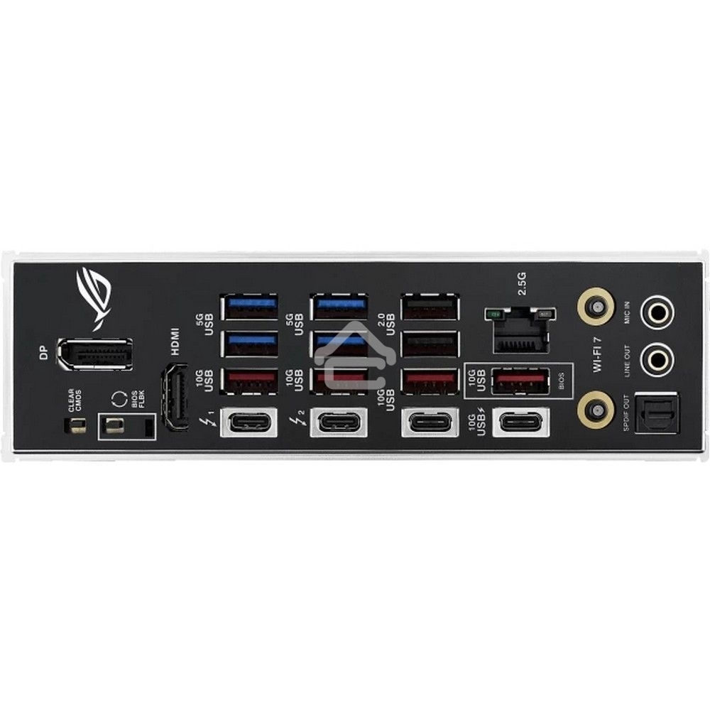 Материнская плата ASUS ROG STRIX Z890-F GAMING WIFI, LGA 1851, Intel Z890, 4xDDR5, 4xSATA, 5xM.2, 1xPCIe 5.0 x16, 1xPCIe 4.0 x4, 1xHDMI, 1xDP, 2xUSB-C, 1x 2.5Gb LAN, 4xUSB-A 3.2 Gen 1, 4xUSB-A 3.2 Gen 2, 2xUSB-A 2.0, 2xUSB-C Thunderbolt 4, 2x3.5 мм, 7.1, 